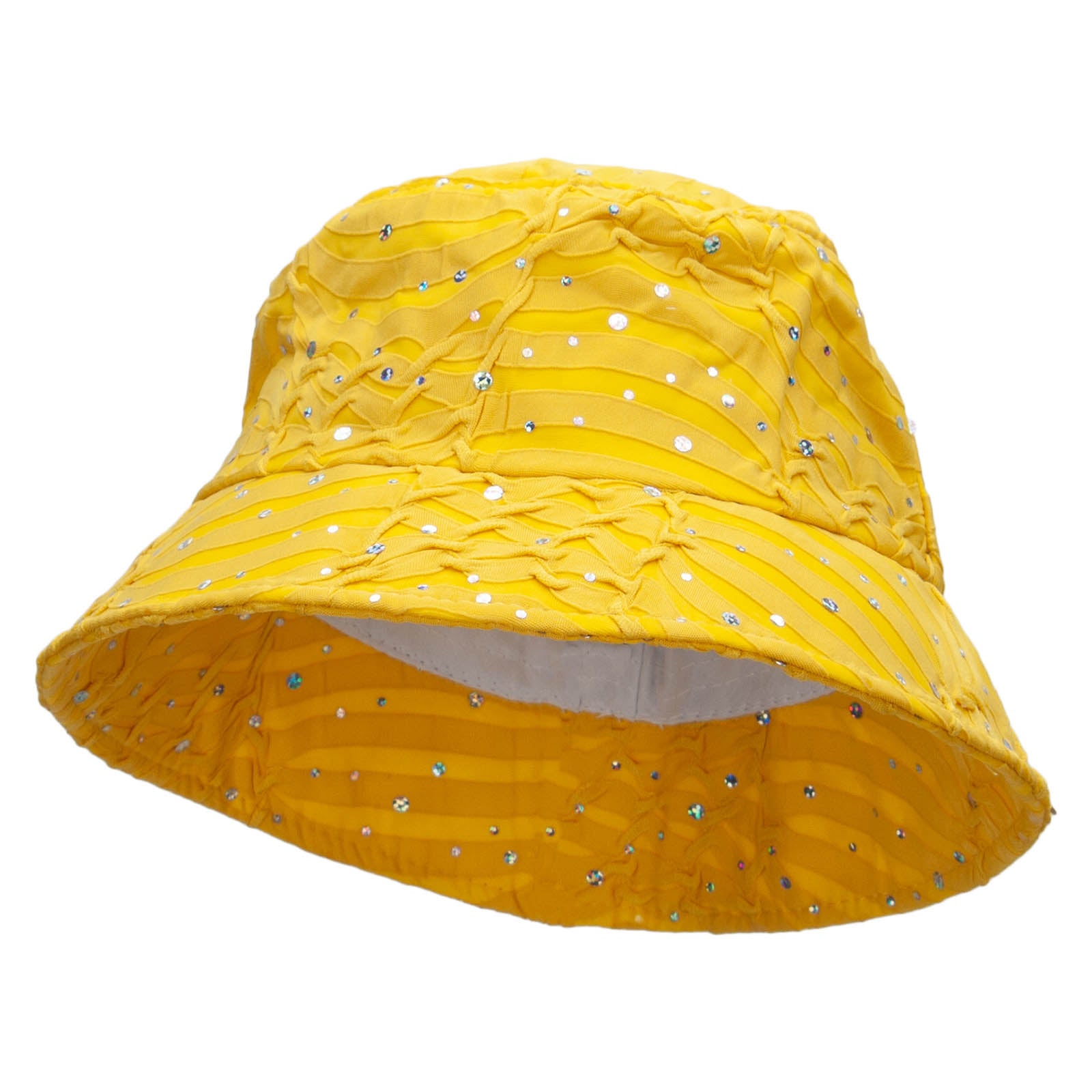 Glitter Bucket Hat - Yellow OSFM