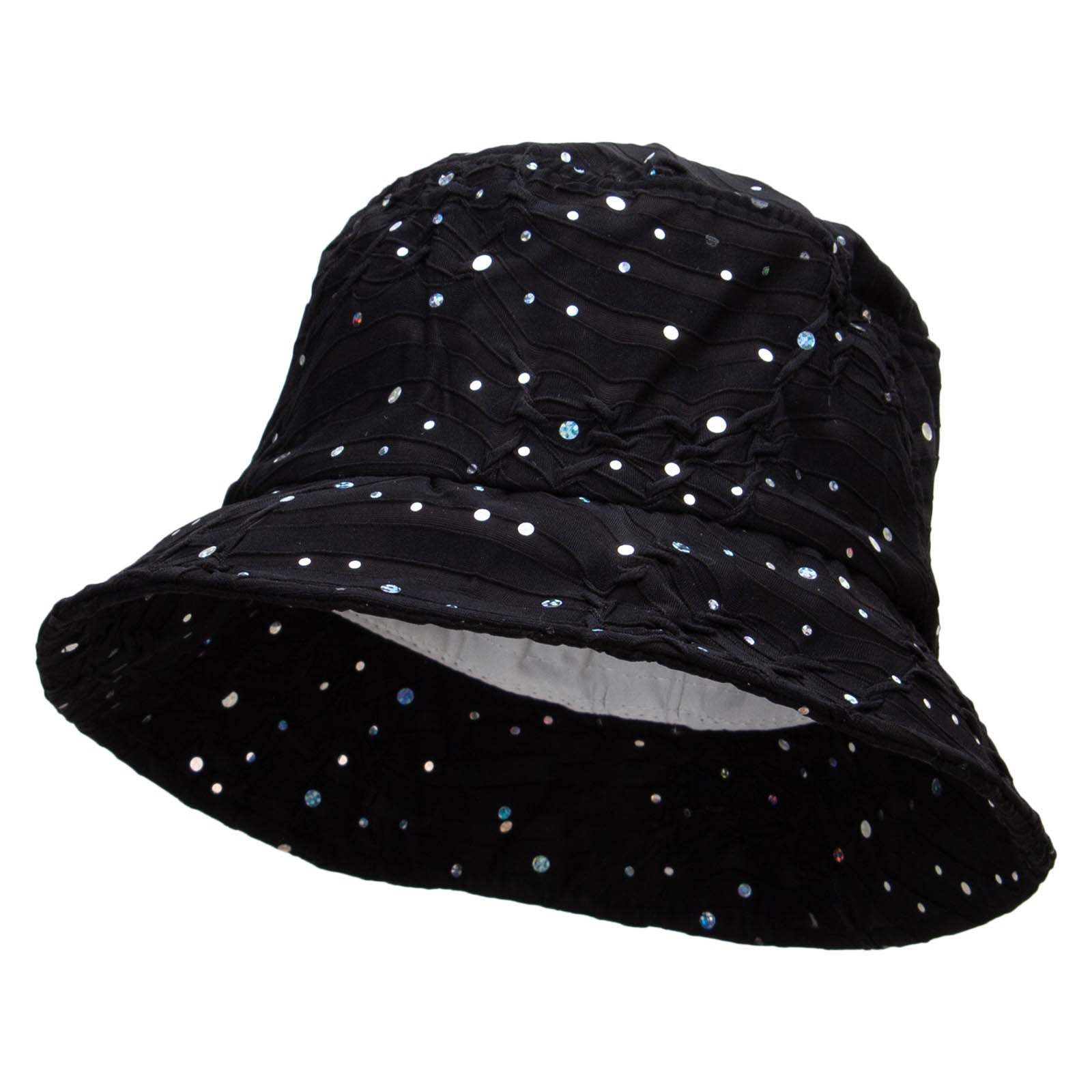 Glitter Bucket Hat - Black OSFM