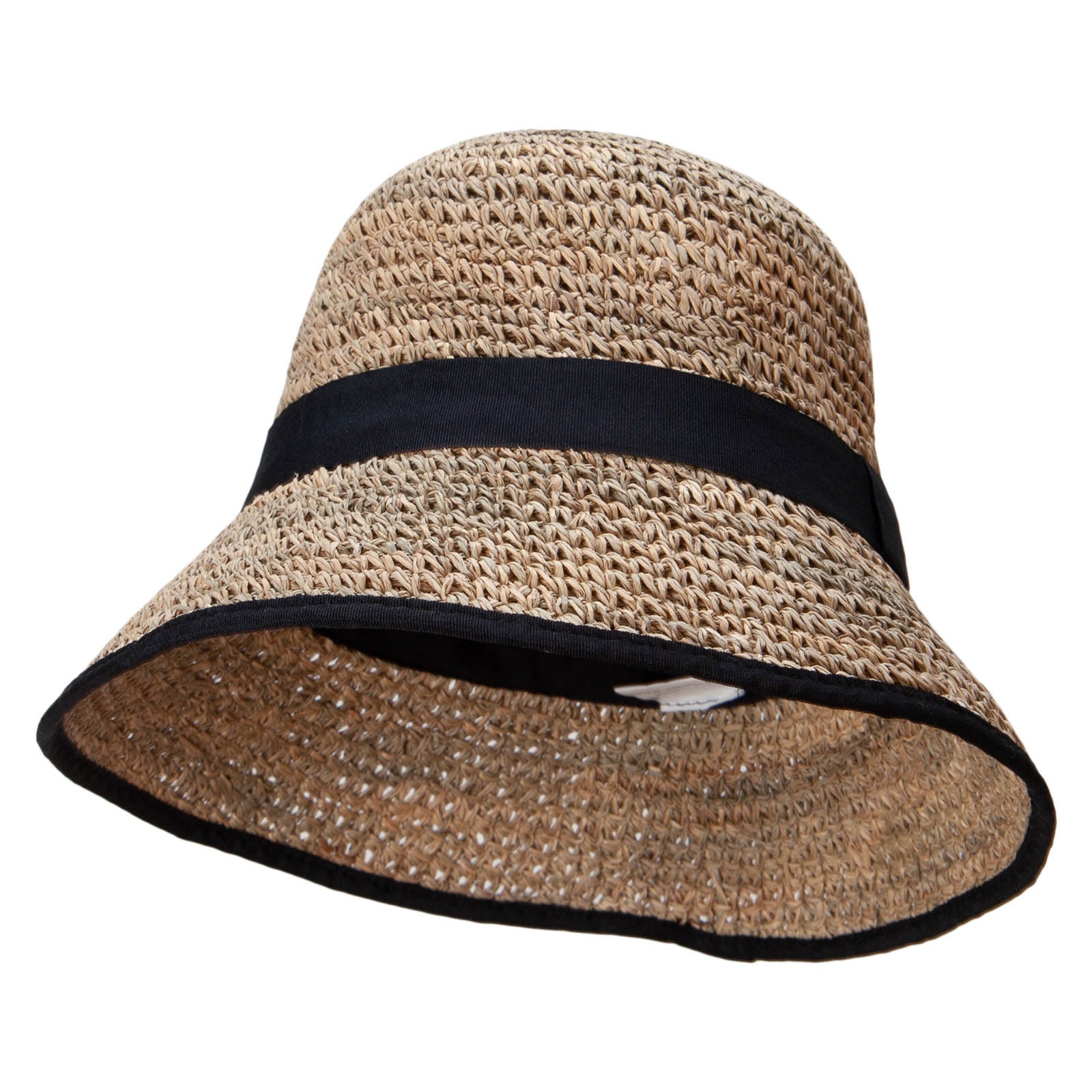 Women&#039;s Cloche Style Straw Hat - Seagrass OSFM