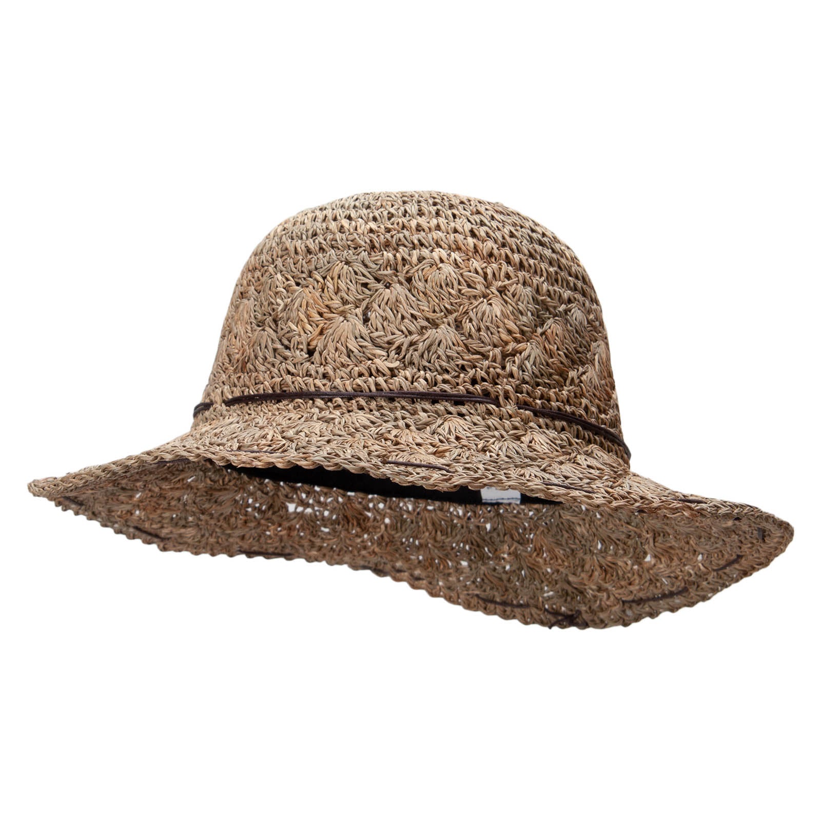 Women&#039; s open weave Seagrass Hat - Seagrass OSFM