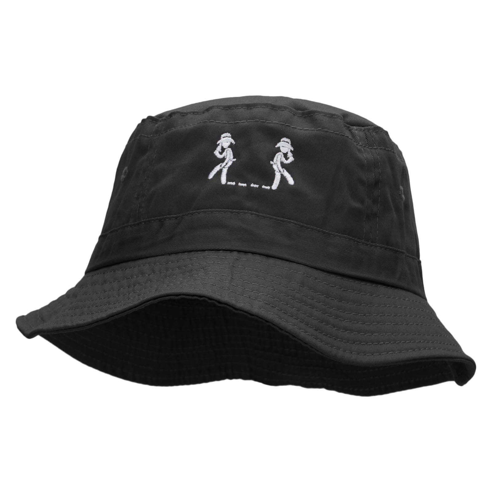 Shootout Embroidered Bucket Hat - Black OSFM