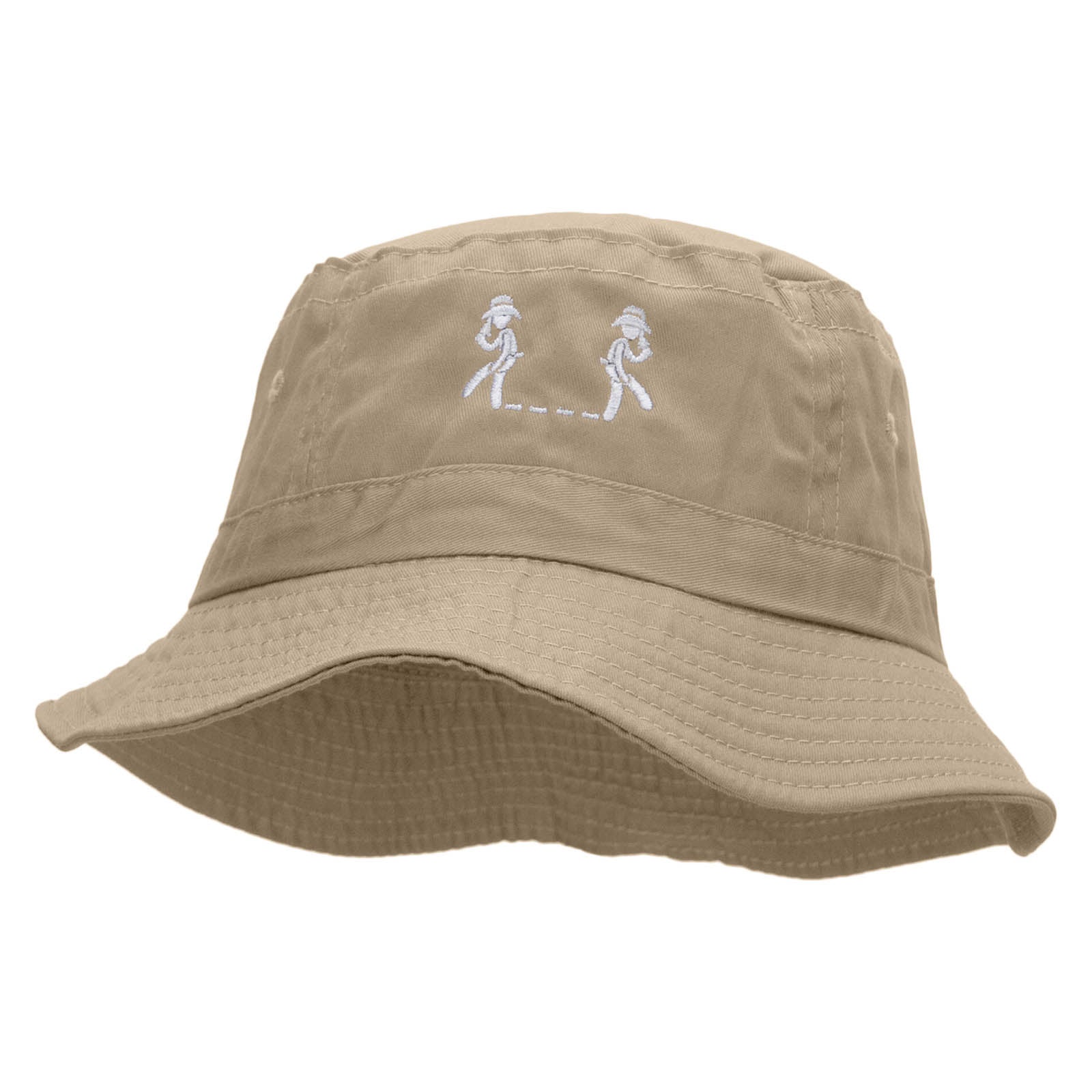 Shootout Embroidered Bucket Hat - Khaki OSFM