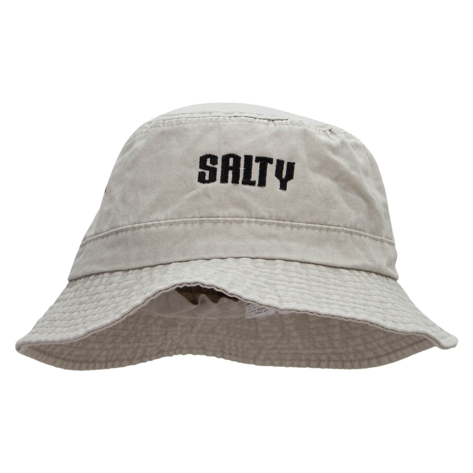 SALTY Embroidered Bucket Hat - Natural OSFM