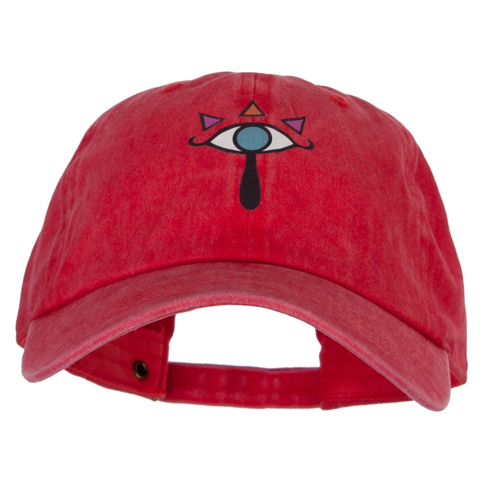 Sheikah Seeking Eye Heat Transfer Unstructured Cotton Cap - Red OSFM