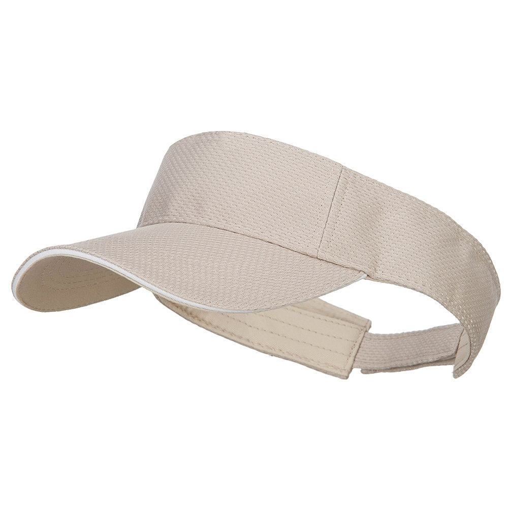 Athletic Mesh Visors - Khaki OSFM