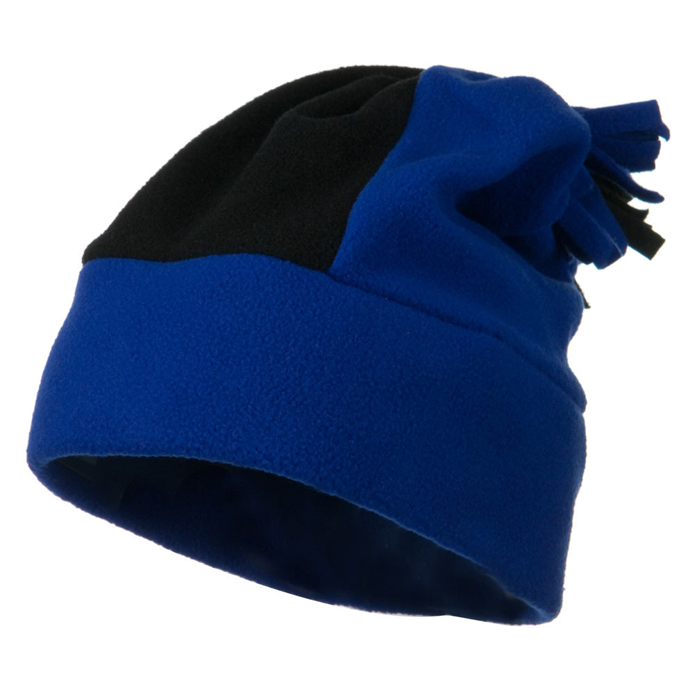 Anti Pilling Fleece Winter Beanie - Royal Black OSFM