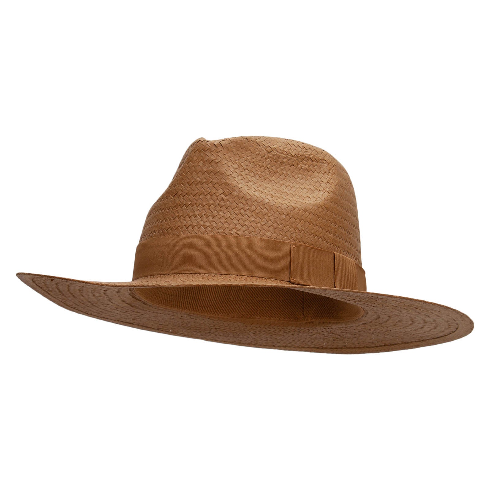 Toyo Fedora 3.5 Brim Hat - Caramel Tan OSFM