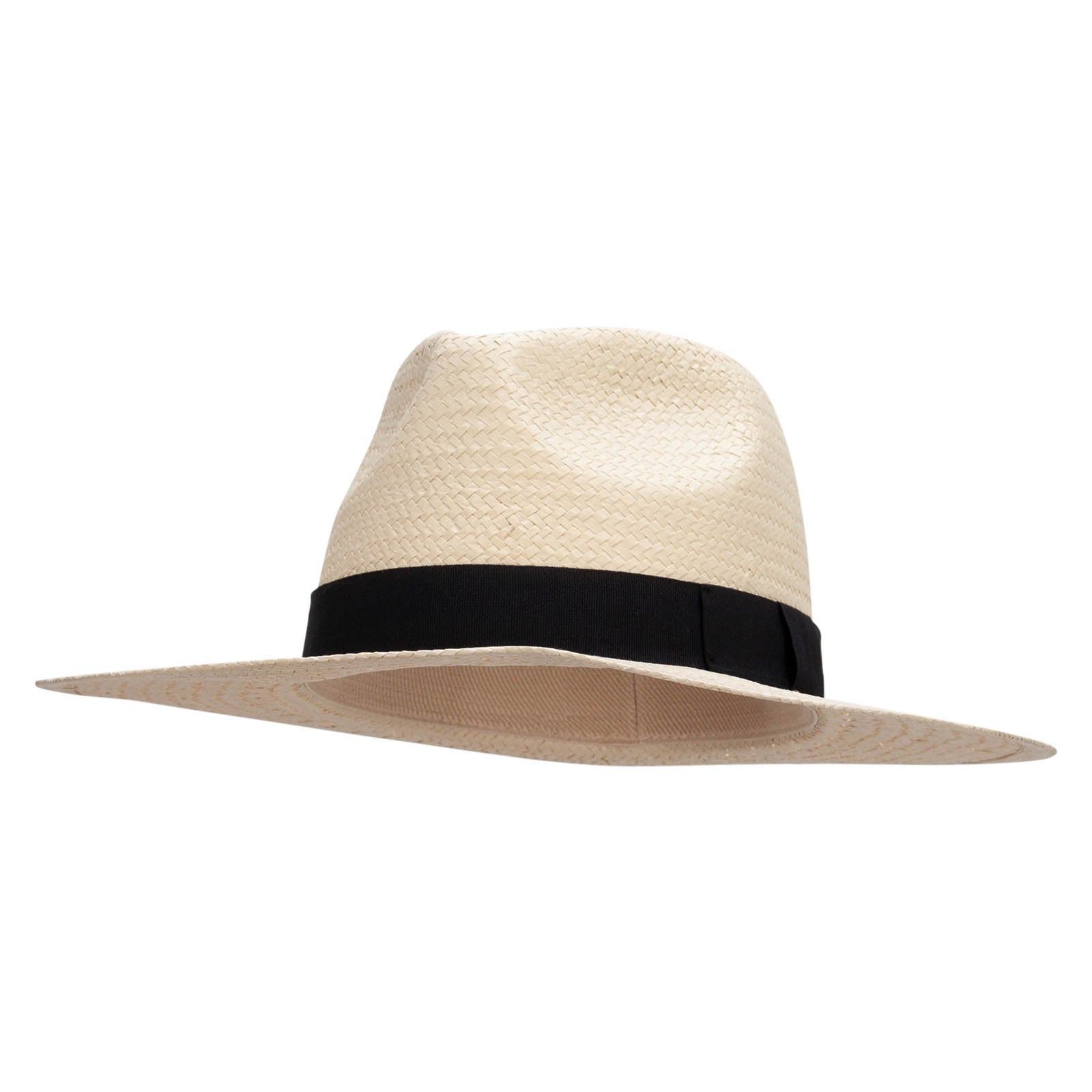 Toyo Fedora 3.5 Brim Hat - Natural Black OSFM