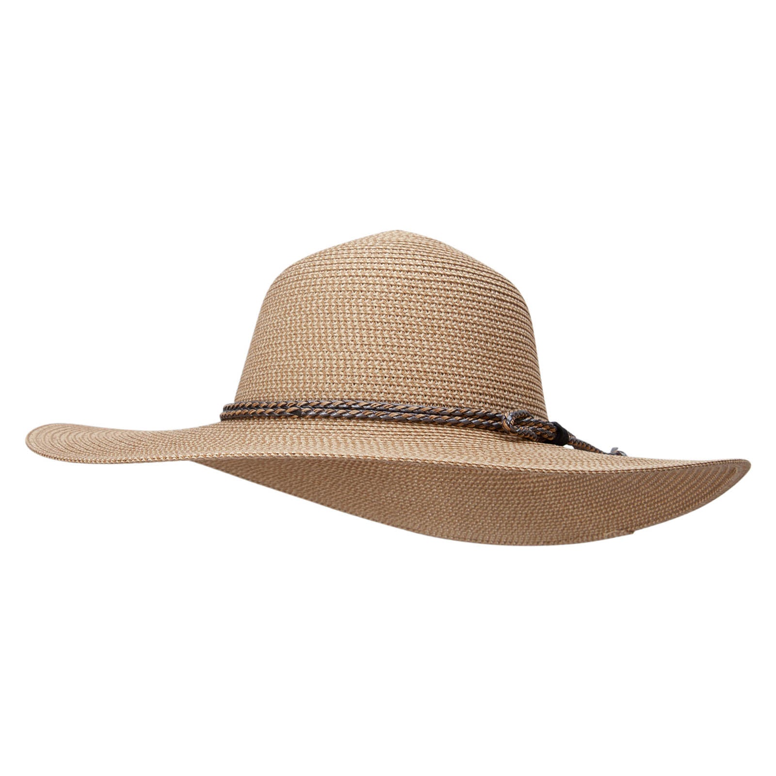 Women&#039;s Paper Braid Oval Crown Hat - Tan Mix OSFM