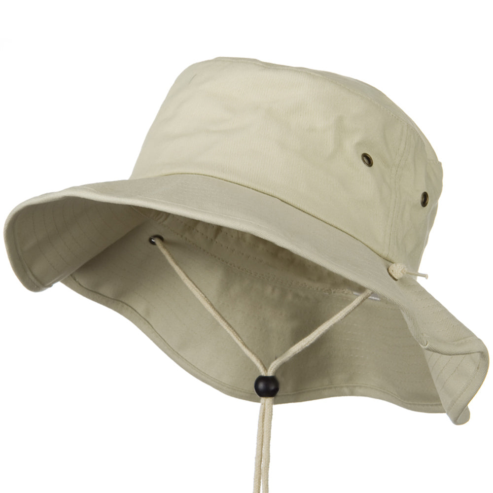 Big Size Cotton Australian Hat - Stone 38171