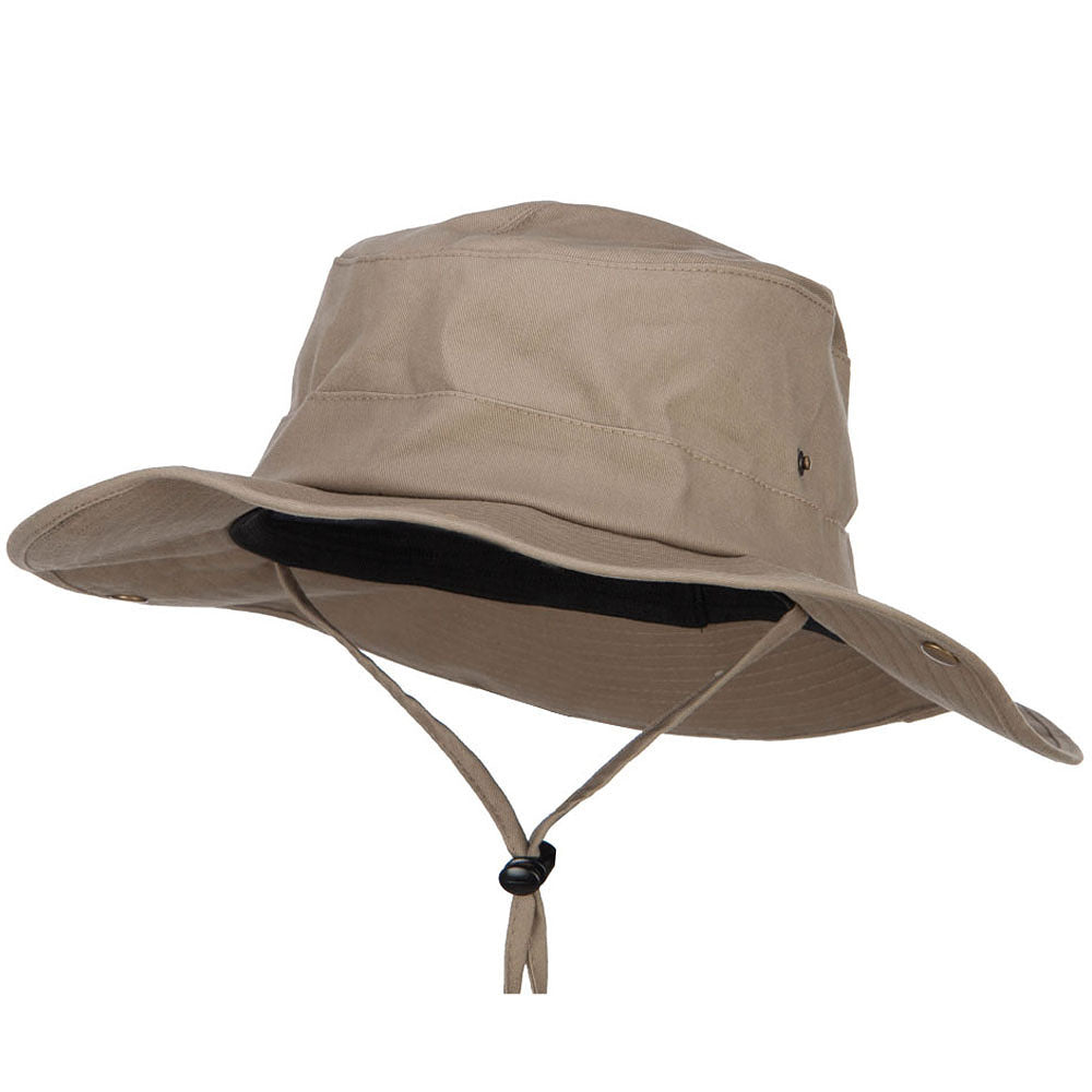 Big Size Fishing Aussie Hat - Khaki XL-3XL