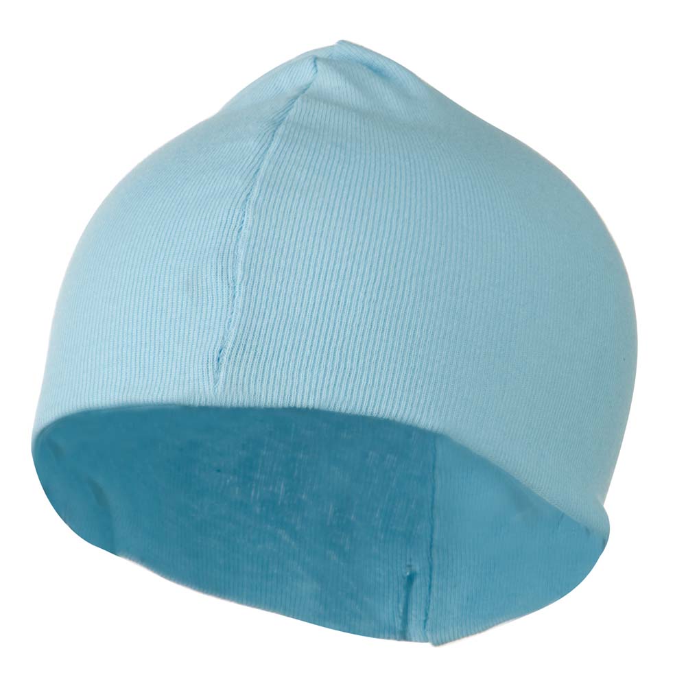 Infant Cotton Baby Rib Beanie - Blue OSFM