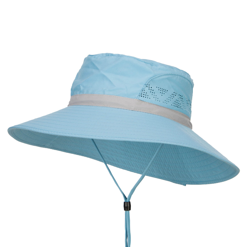 Microfiber UV Sun Brim Hat - Blue OSFM