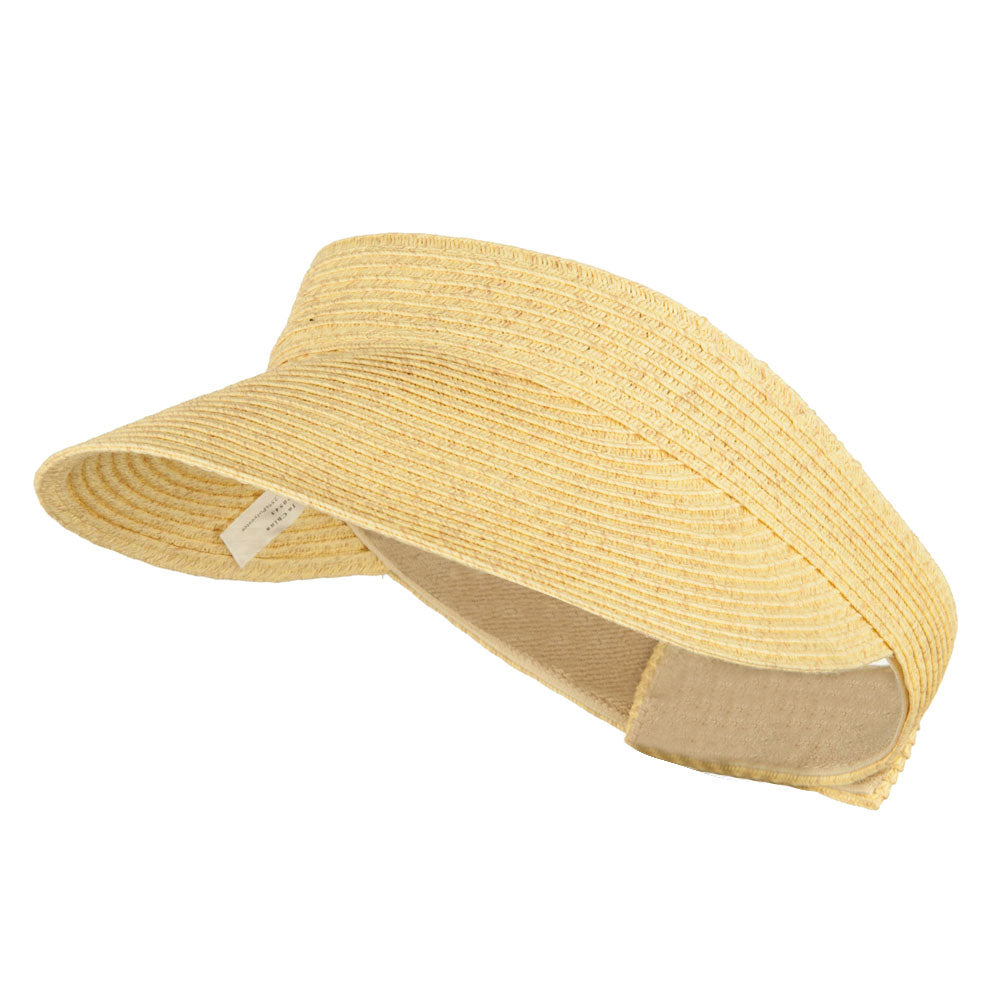 UPF 50+ Crushable Adjustable Visor - Wheat OSFM