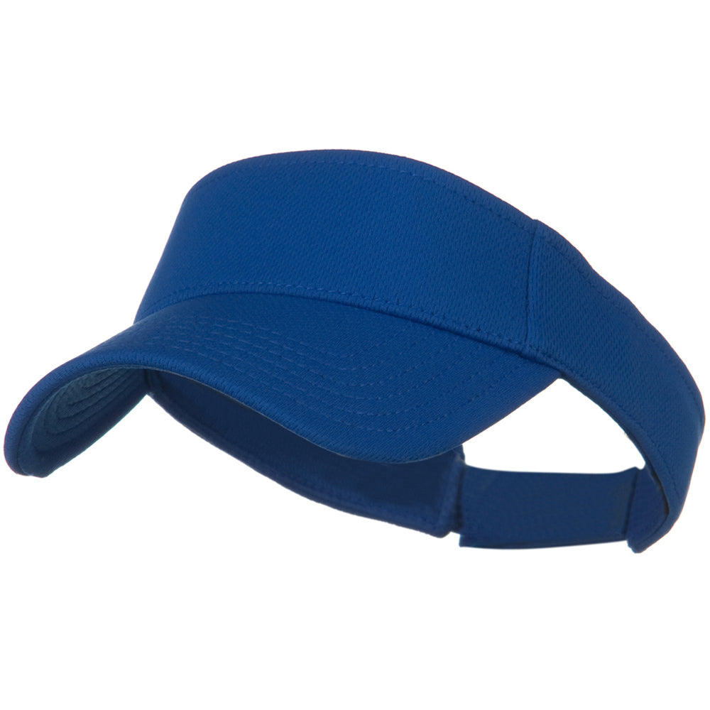 Cool Comfort Polyester Cool Mesh Sun Visor - Royal OSFM