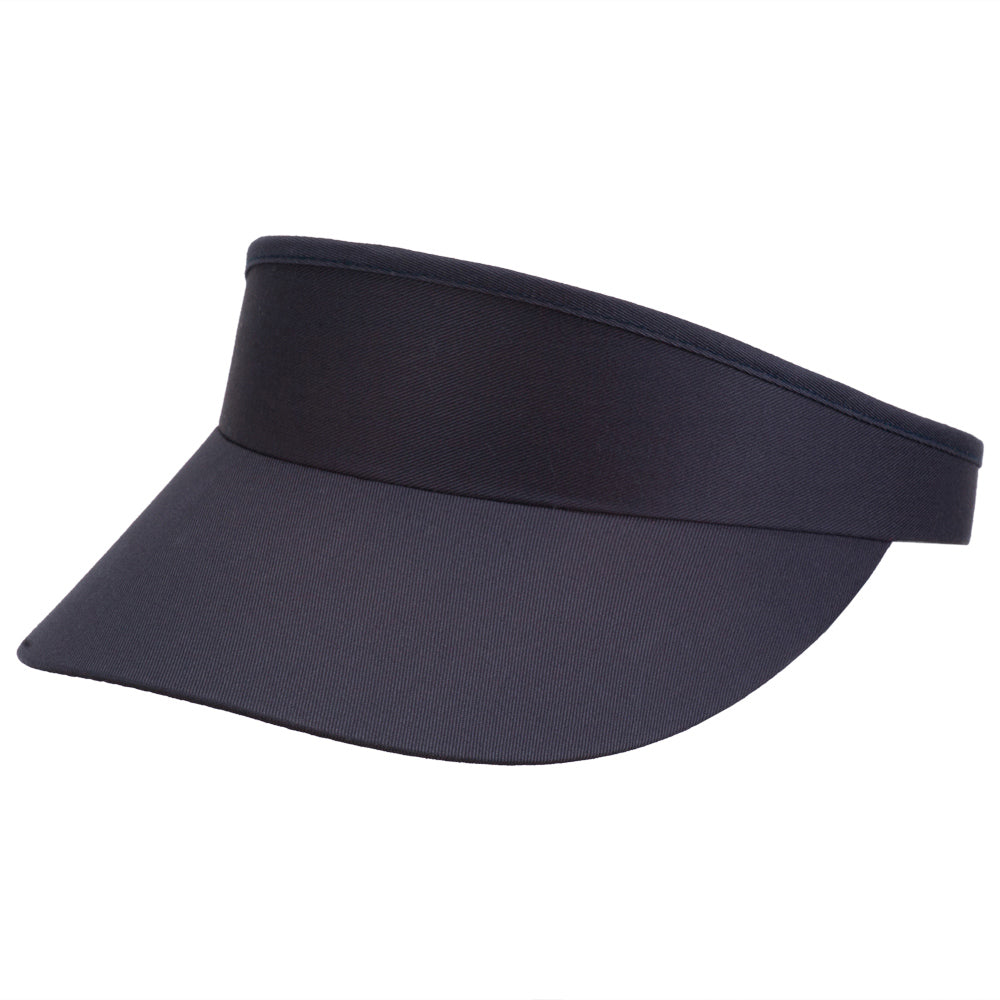 Cotton Twill Golf Clip On Visor - Navy OSFM