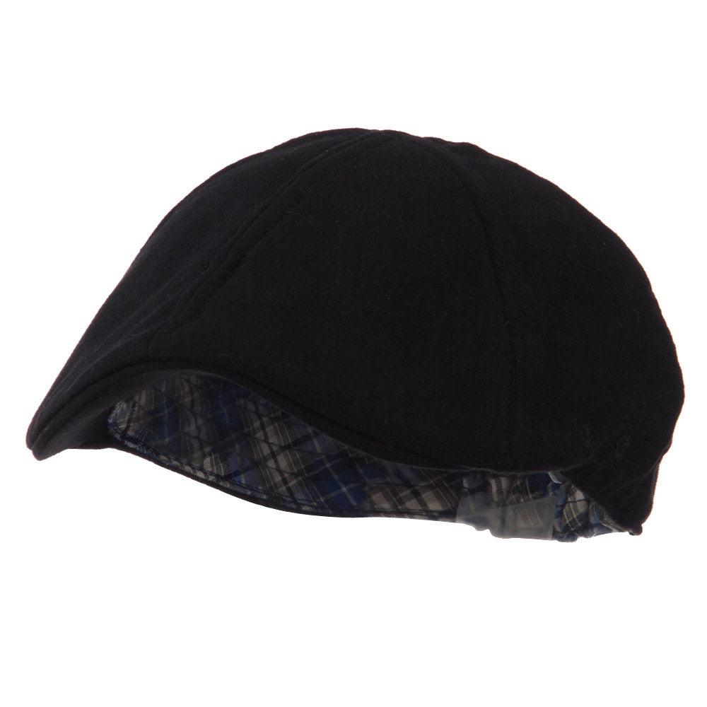 Plain Duck Bill Ivy Hat - Black OSFM