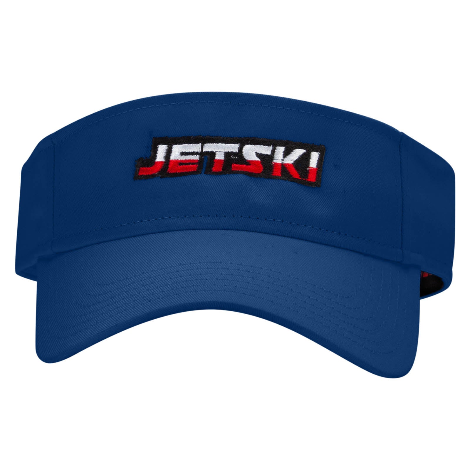 Jetski Embroidered Cotton Twill Sun Visor - Royal OSFM