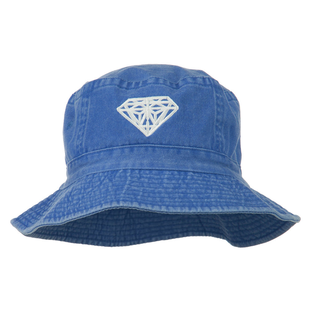 Diamond Jewelry Logo Embroidered Bucket Hat - Royal OSFM