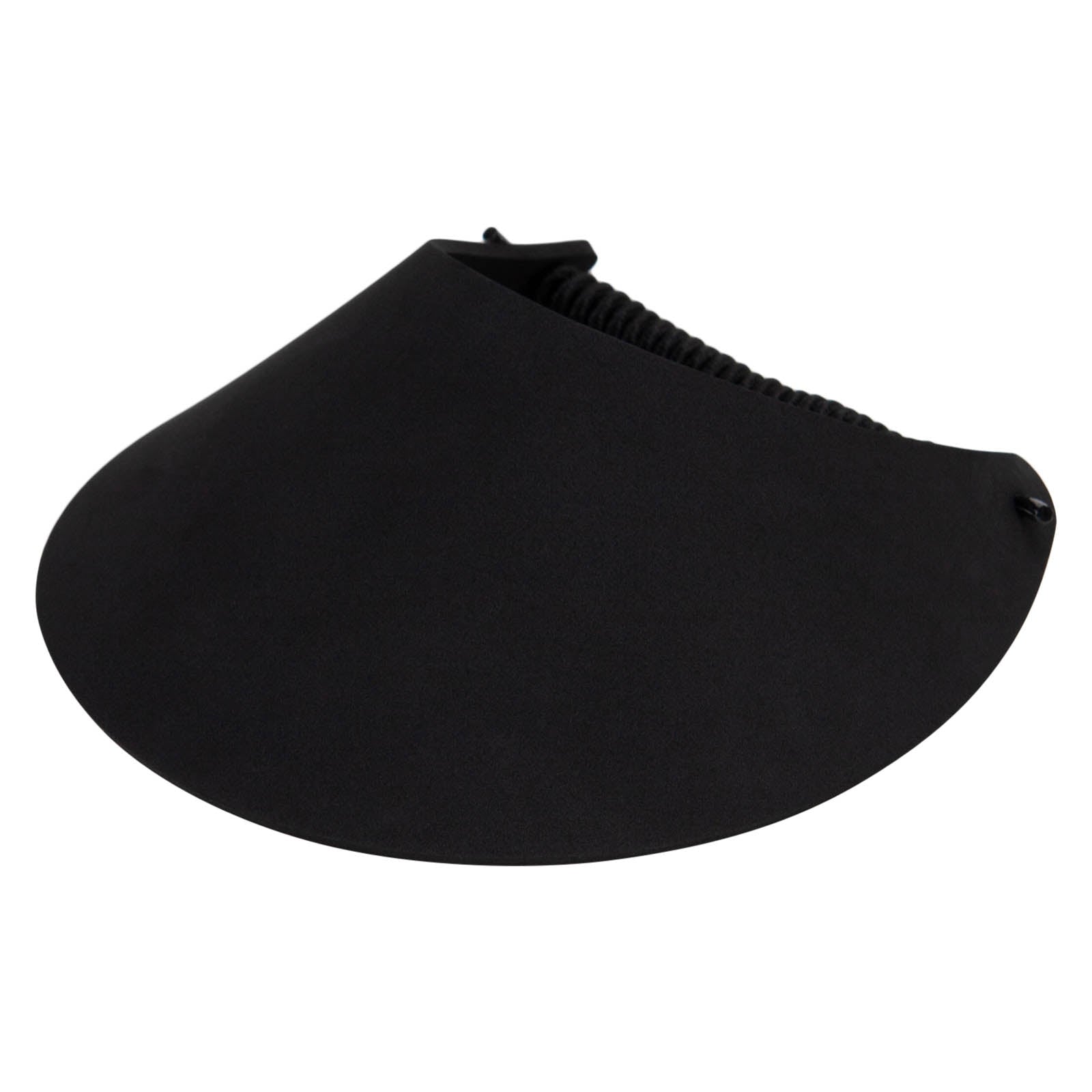 Large Bill Sun Visor - Black OSFM