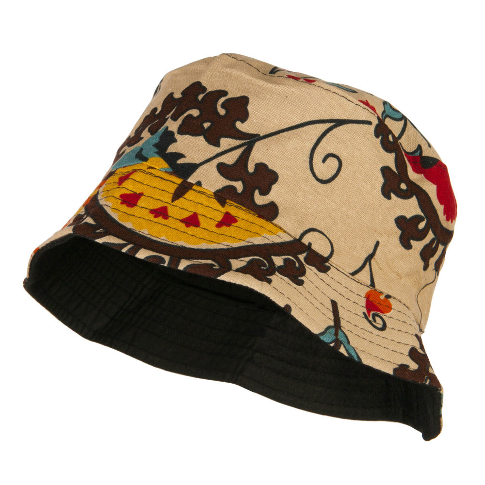 Women&#039;s Floral Design Bucket Hat - Tapestry OSFM