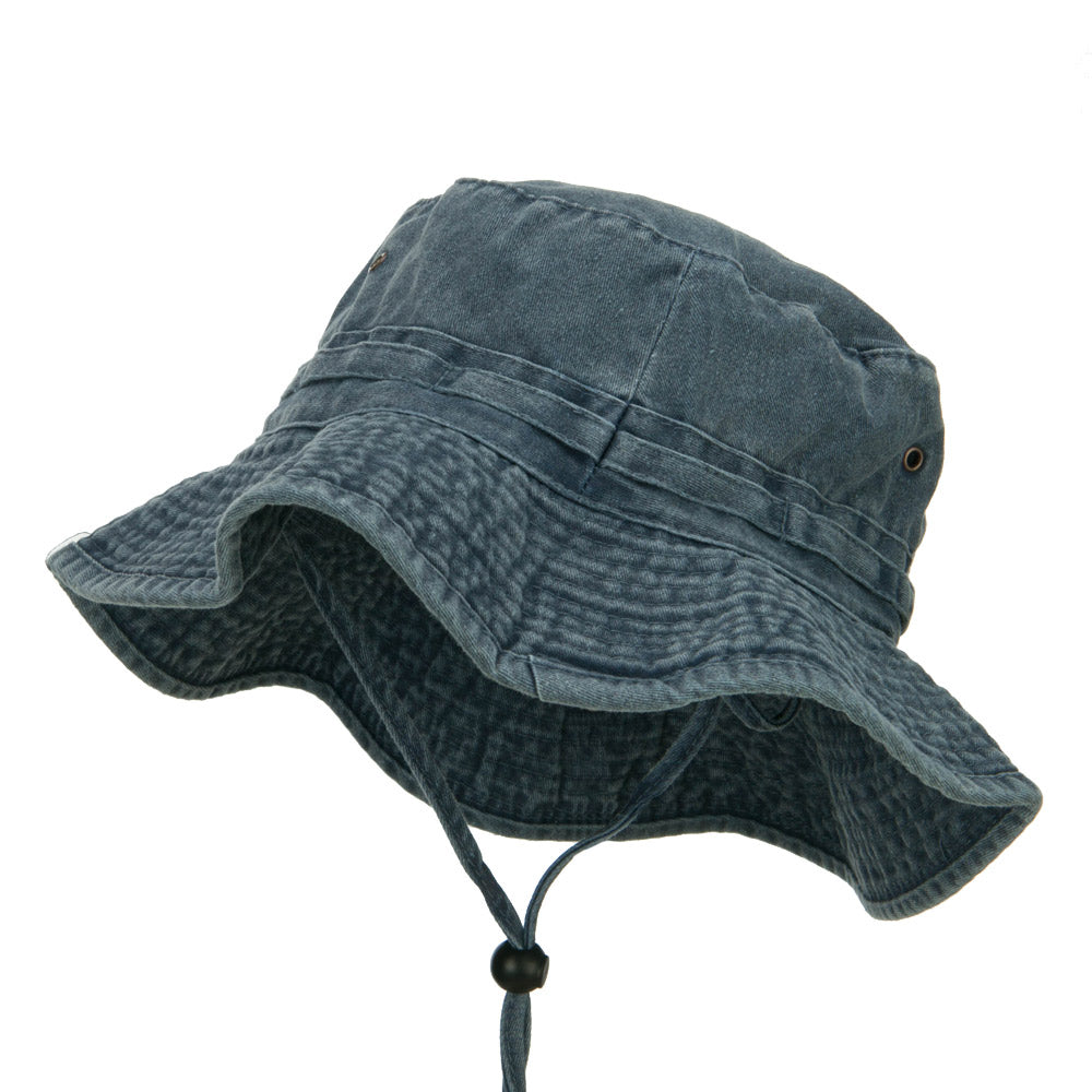 Extra Big Size Fishing Hats - Navy XL-2XL