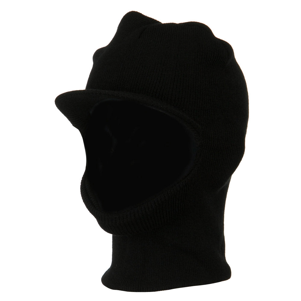 Full Face Mask with Visor - Black OSFM