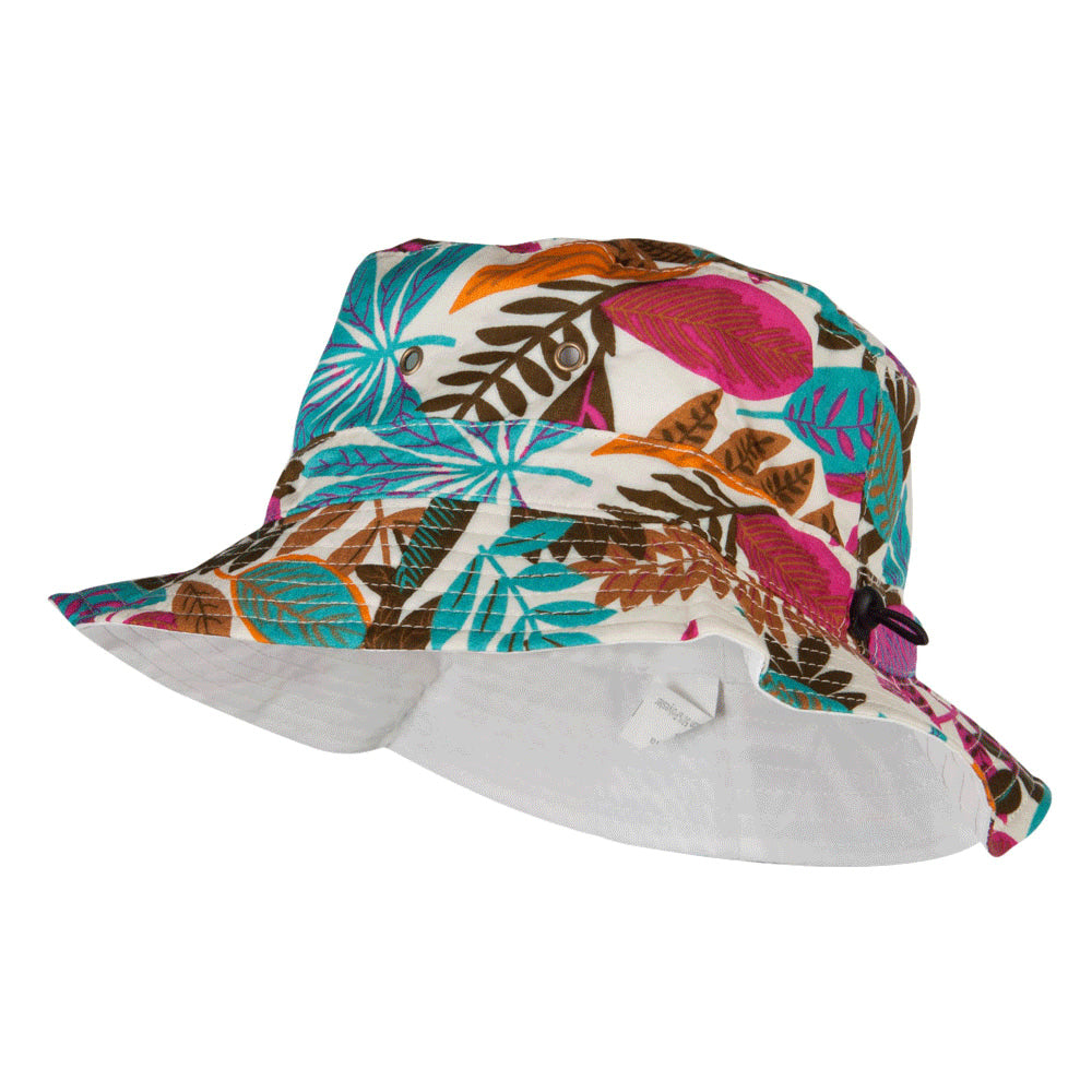 Men&#039;s Reversible Island Bucket Hat - White OSFM