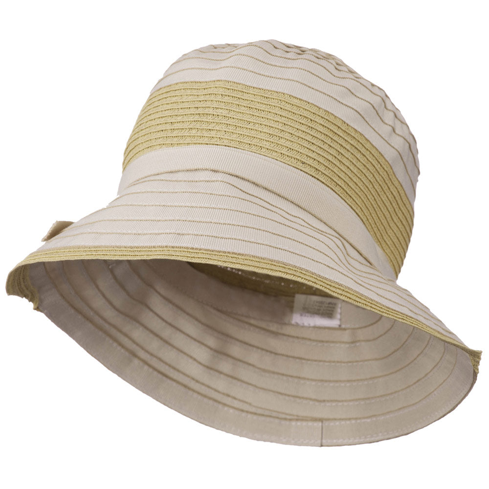 UPF 50+ Women&#039;s Bucket Shaped Hat - Beige Tan OSFM