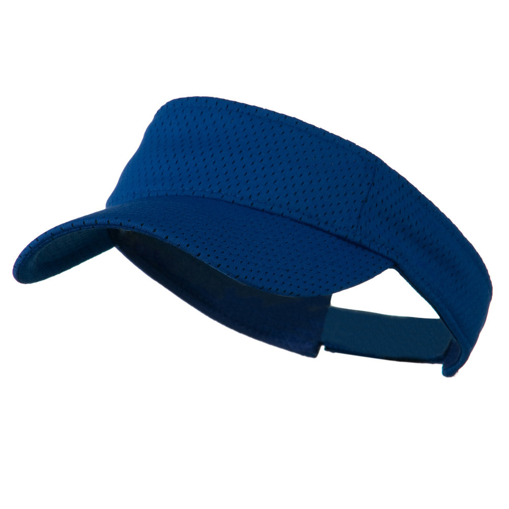 Athletic Jersey Mesh Sports Visor - Royal OSFM