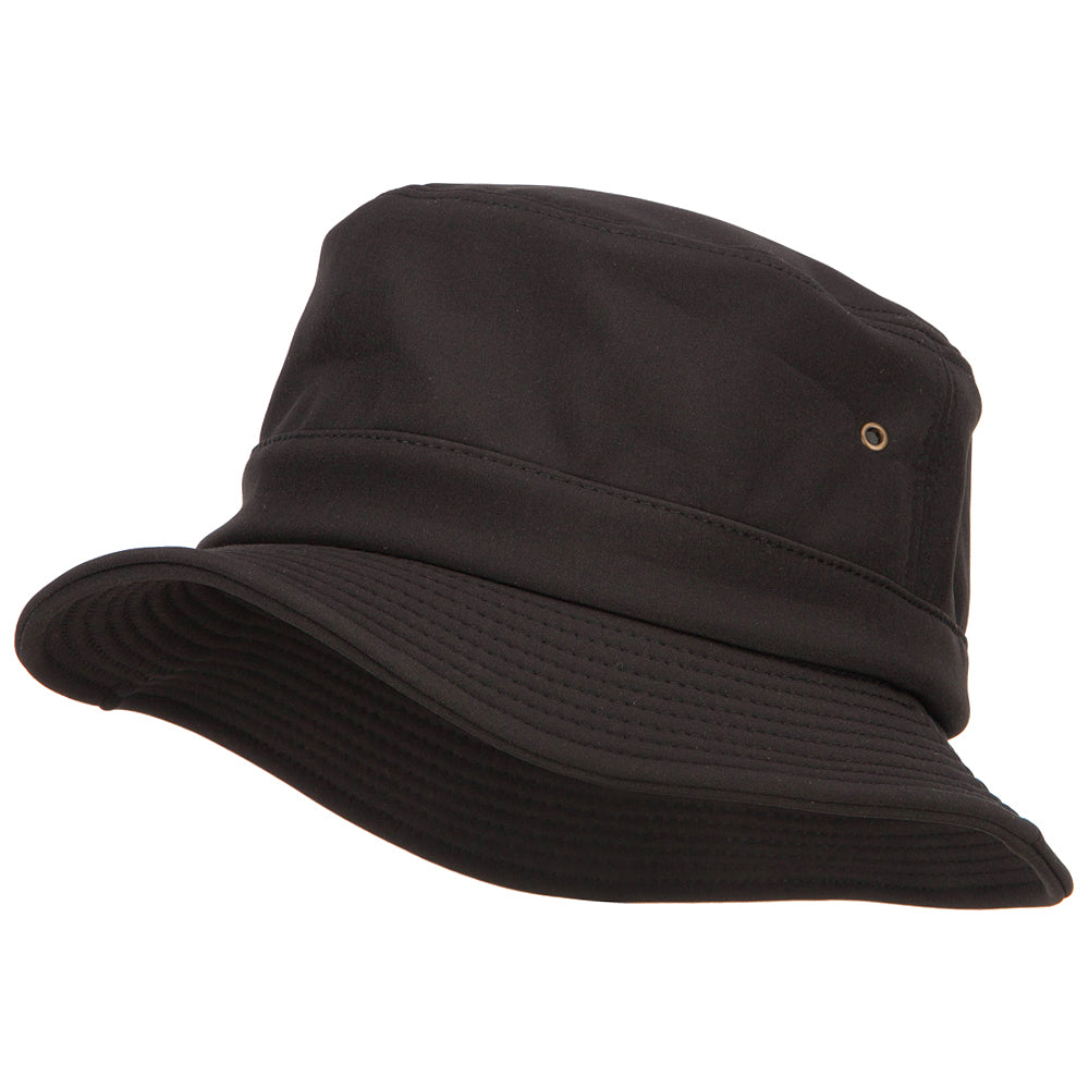 UV Premium Softshell Bucket Hat - Black OSFM