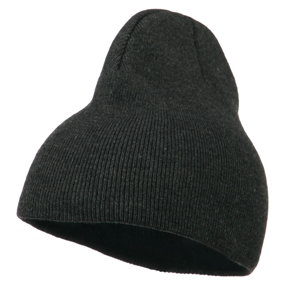 Kid&#039;s Super Stretch Acrylic Beanie - Charcoal OSFM