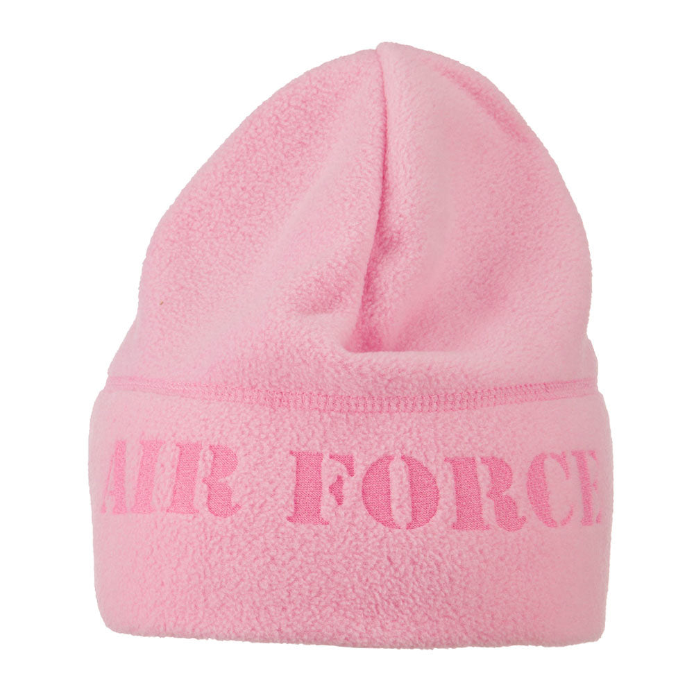 Laser Fleece US Military Short Beanie - USAF Pink OSFM