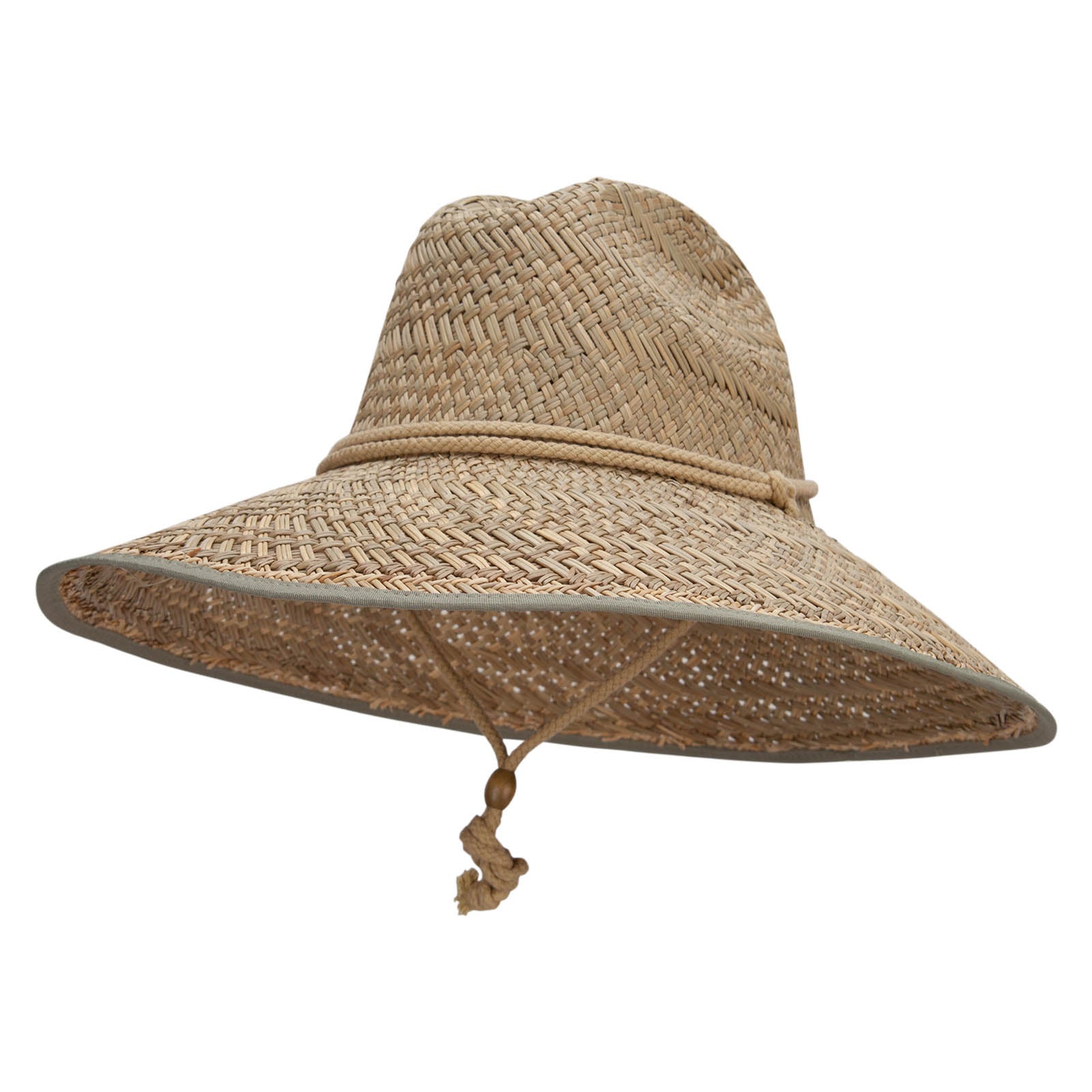 Man&#039;s Lifeguard Safari Straw Hat - Natural OSFM