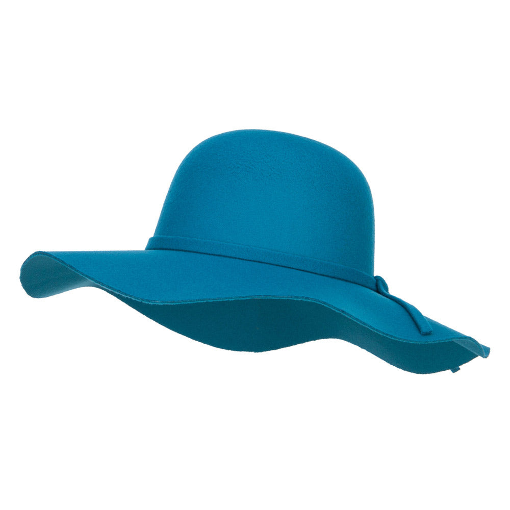 Polyester Floppy Wide Brim Hat - Tea OSFM