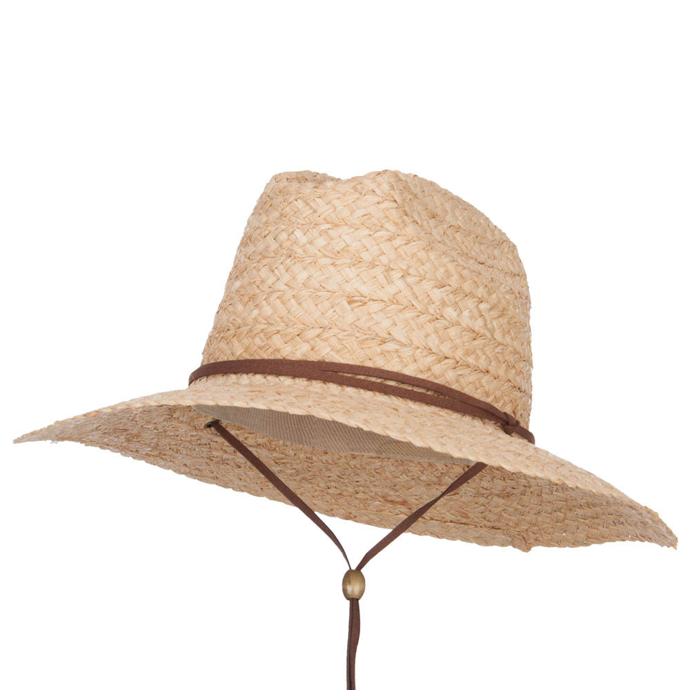 Men&#039;s Raffia Straw Lifeguard Hat - Natural OSFM