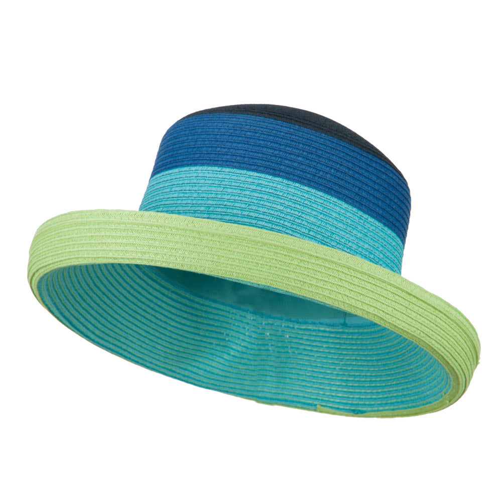 Multi Color Fashion Hat - Blue OSFM