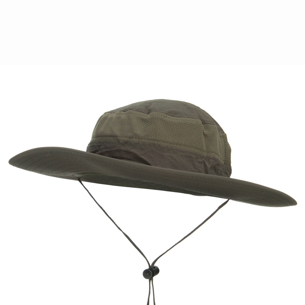 UPF 50+ Meshed Outdoor Hat - Green L