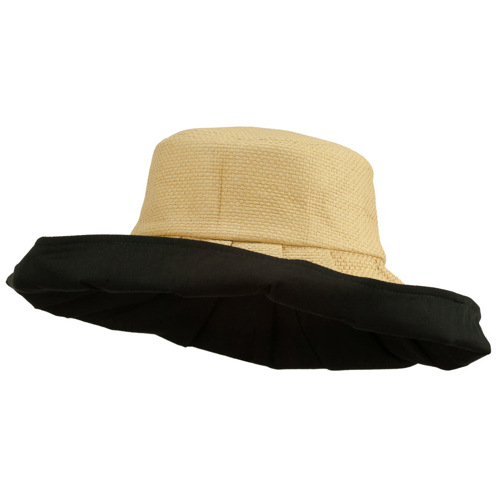 Paper Matte Fashion Roll Up  Hat - Black OSFM