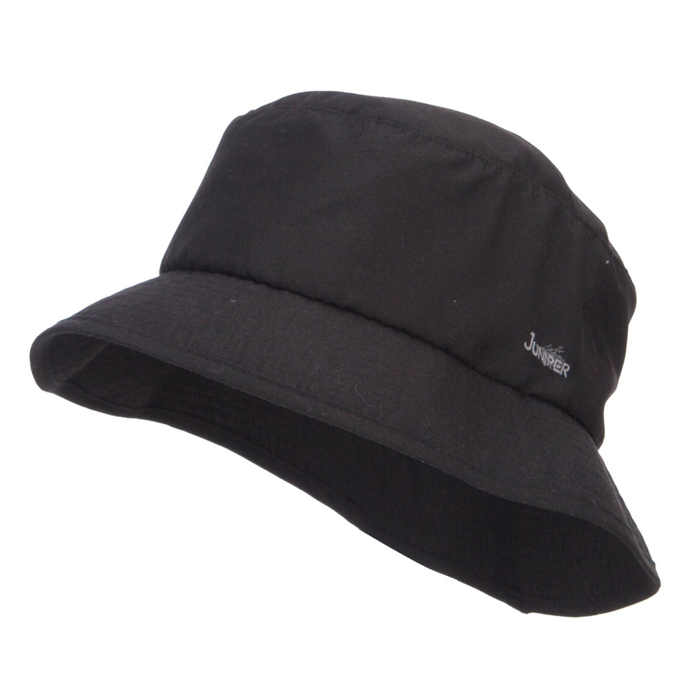 UV 50+ Microfiber Bucket Hat - Black M