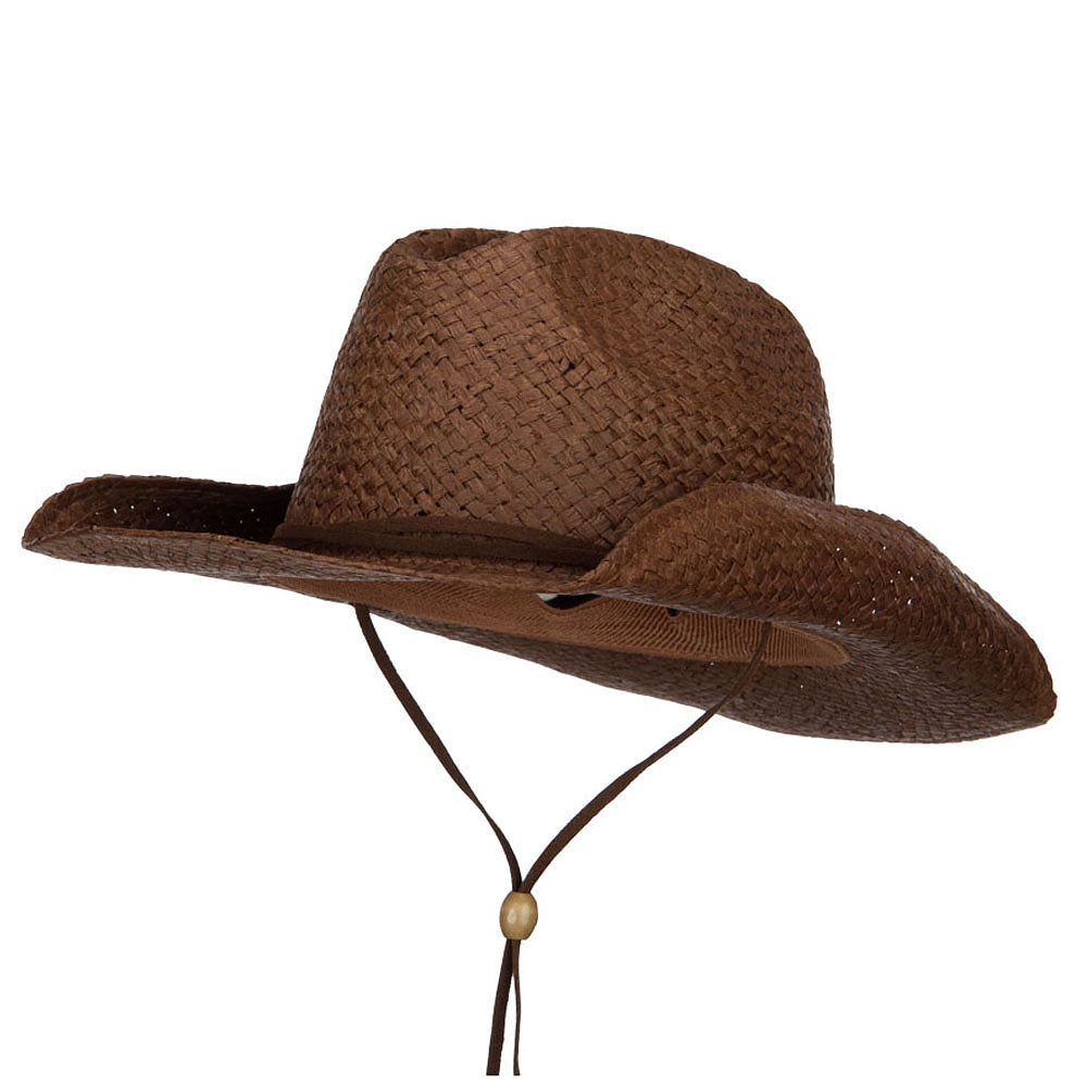 Western Toyo Cowboy Hat - Chocolate OSFM