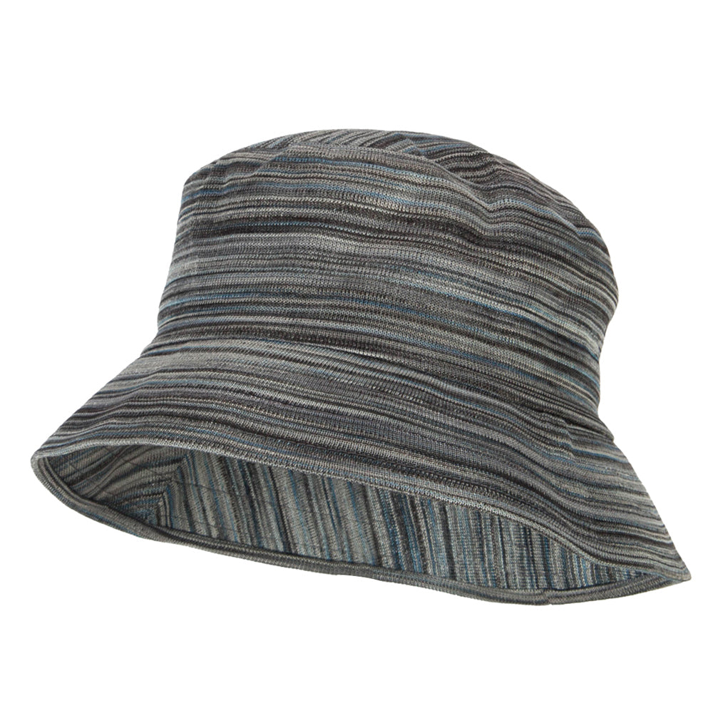 Woman&#039;s Multicolored Bucket Hat - Black OSFM