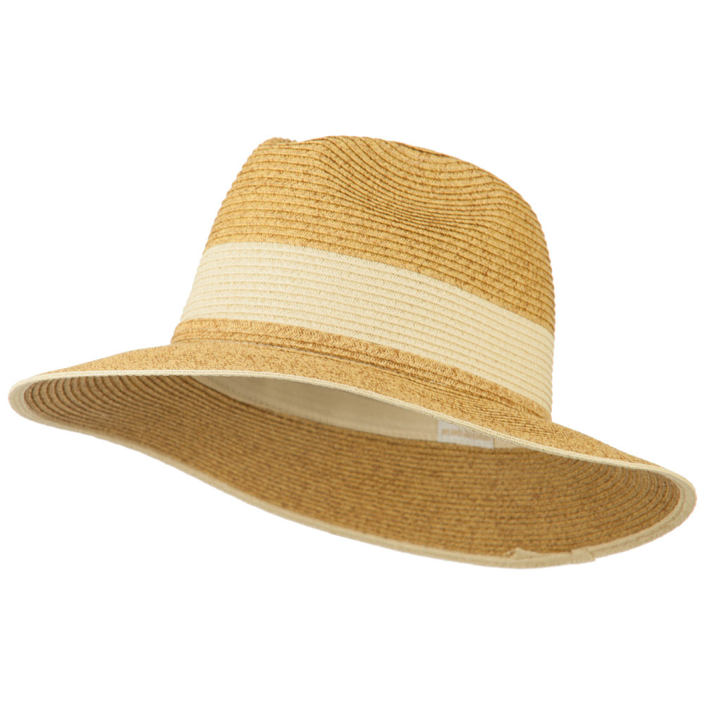 Braided Straw Panama Hat - Natural S-M