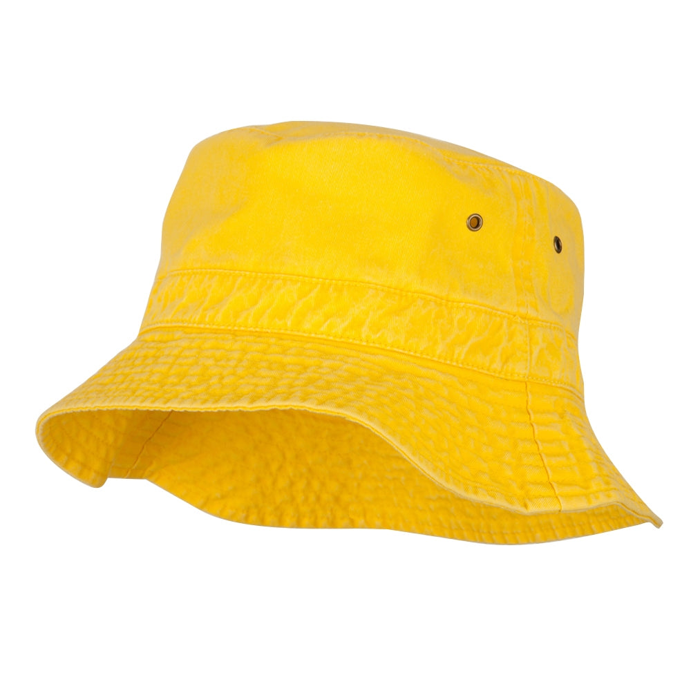 Pigment Dyed Bucket Hat - Yellow OSFM