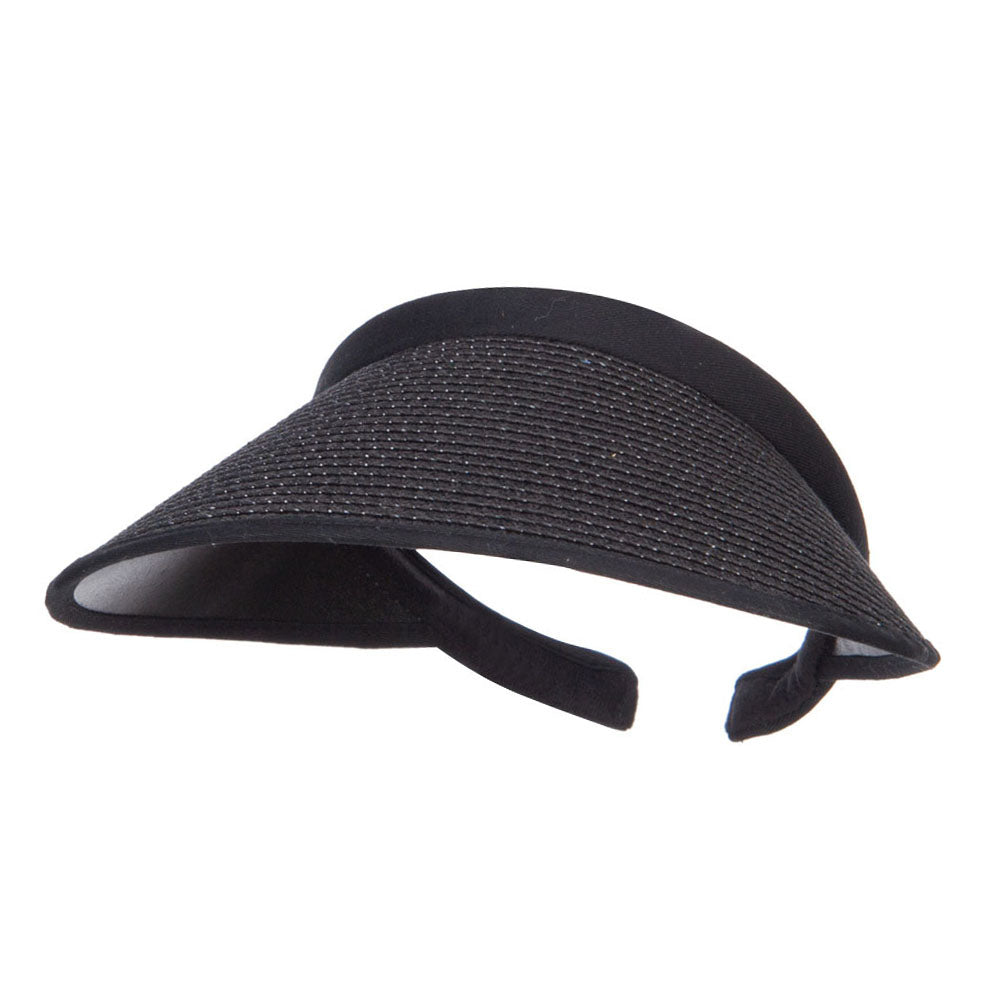 Toyo Braid Clip On Paper Visor - Black OSFM