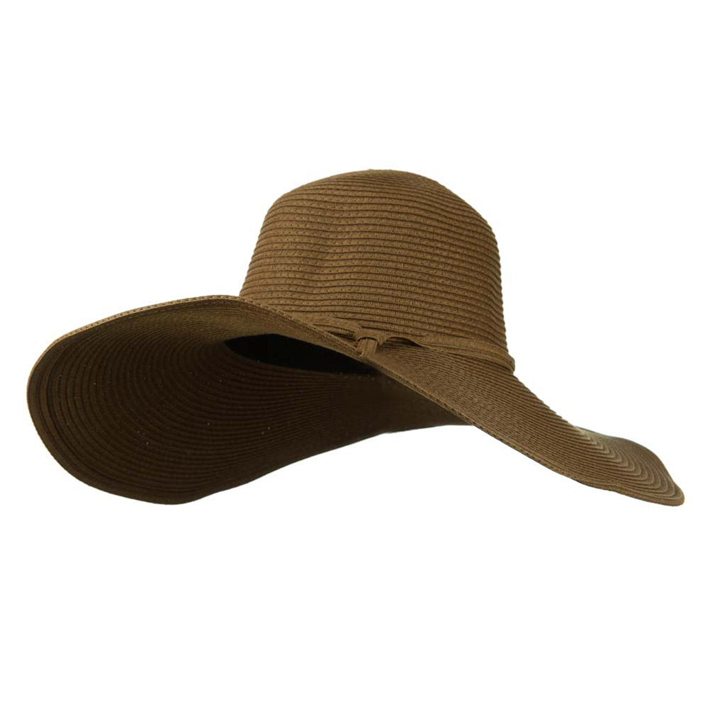 Woman&#039;s UPF 50+ Paper Straw Wide Brim Hat - Brown OSFM