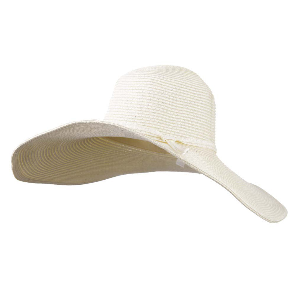 Woman&#039;s UPF 50+ Paper Straw Wide Brim Hat - Ivory OSFM