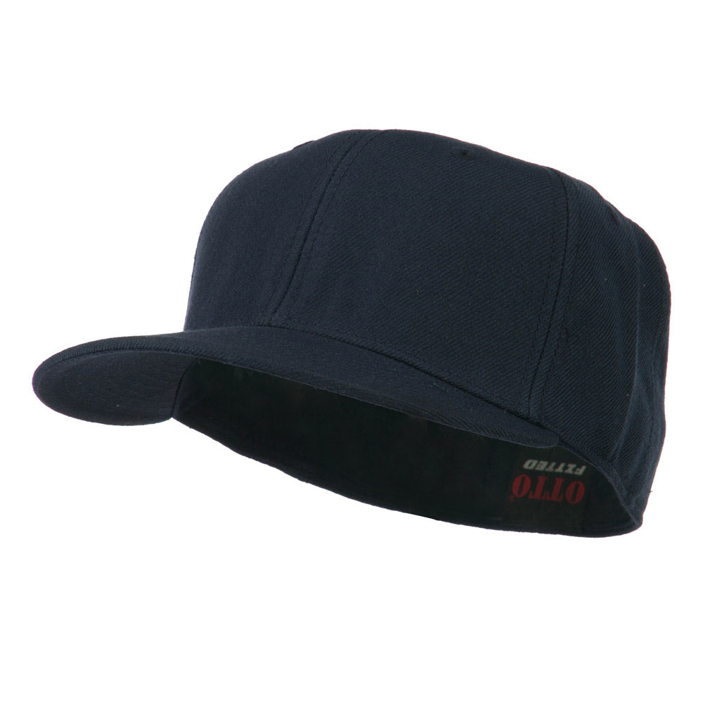 Pro Style Wool Fitted Cap - Navy 39632