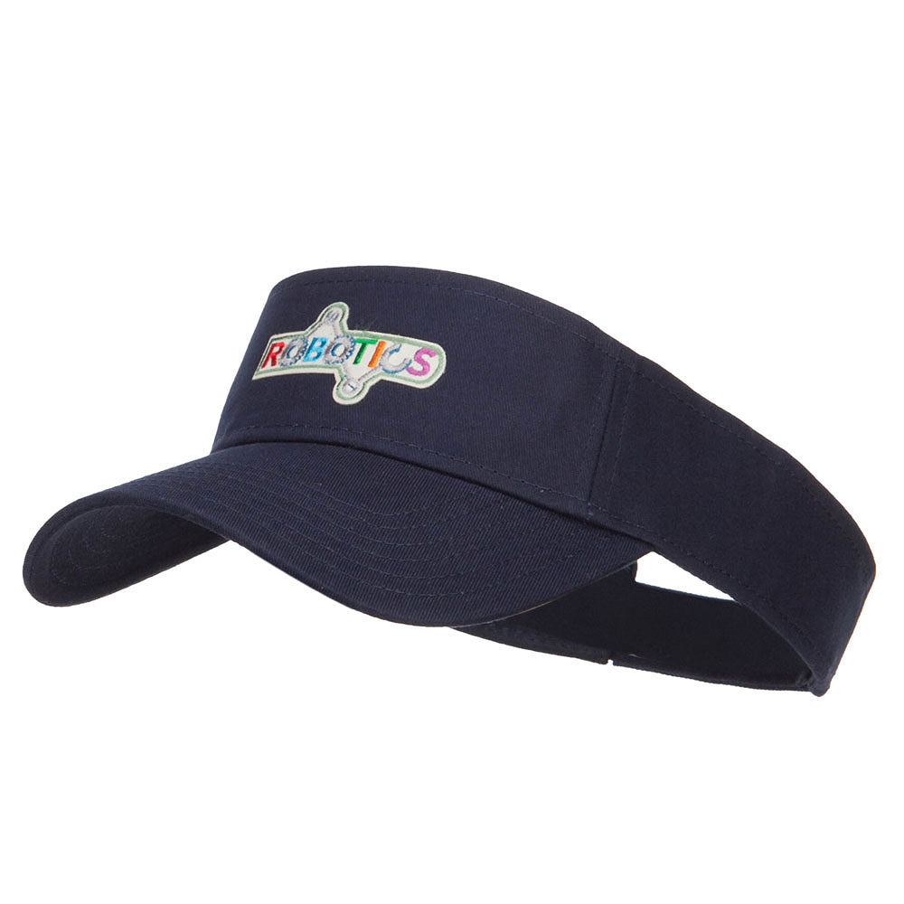 Robotic Science Stem Patched Sun Visor - Navy OSFM