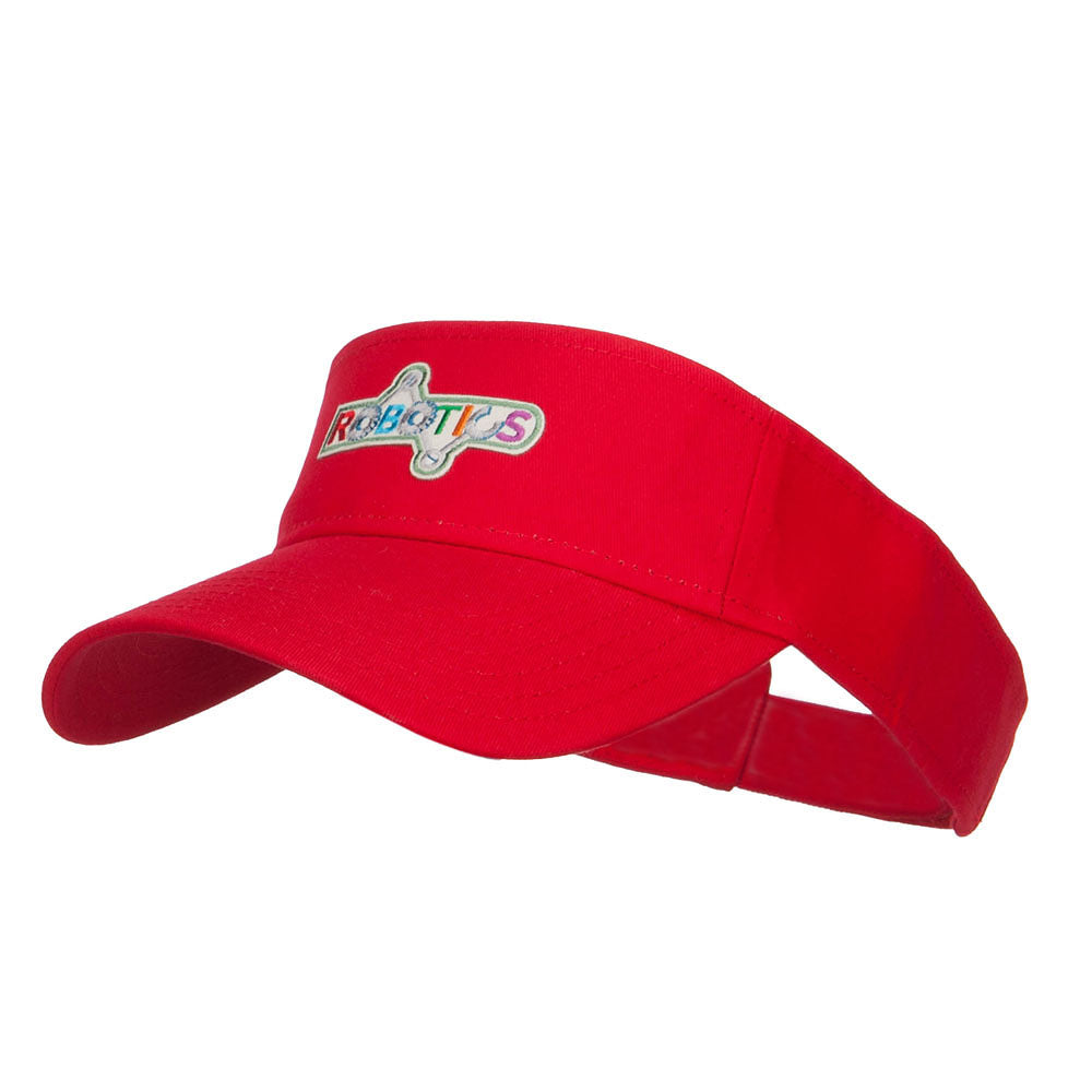 Robotic Science Stem Patched Sun Visor - Red OSFM